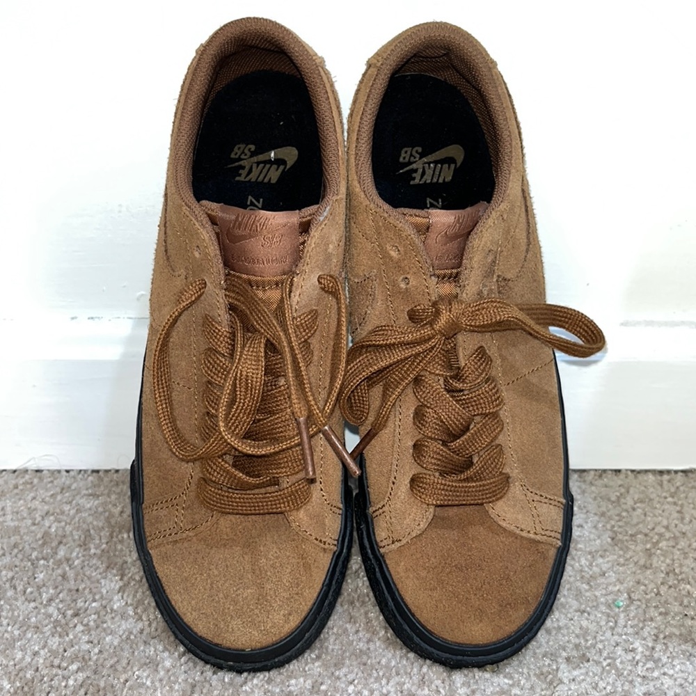 Nike SB Brown Suede Skate Shoes